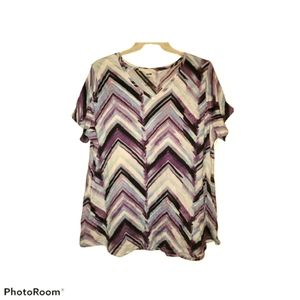 EVRI Modern V-Neck Tee 2X (EUC)